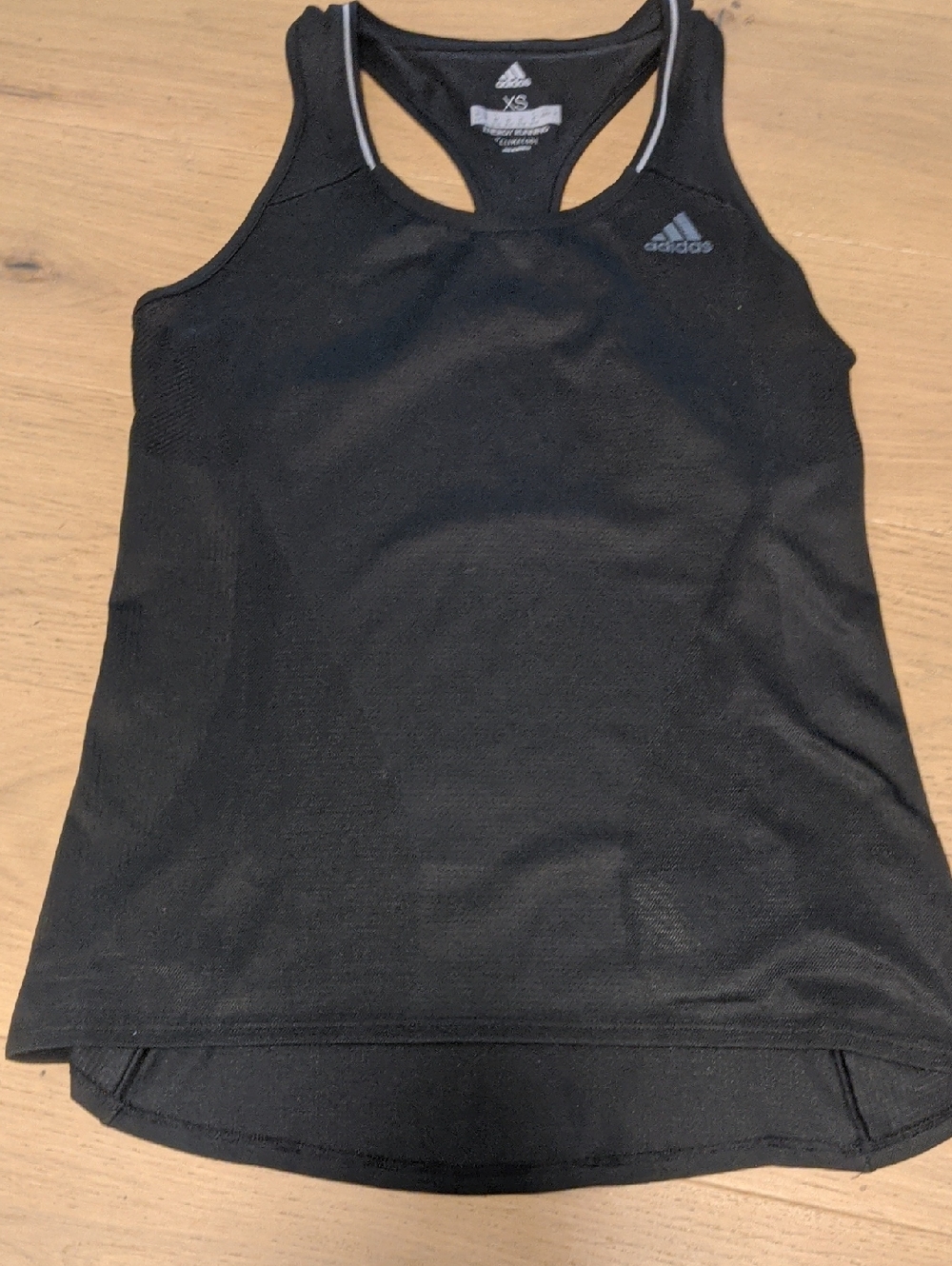 adidas Black Racerback Performance Tank Size XS